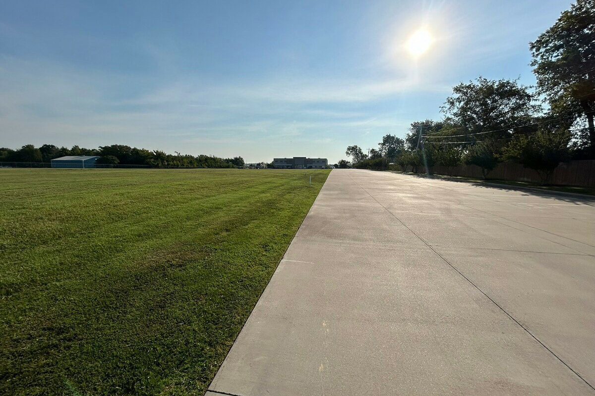 Pecan Valley Business Center 1339 N Garnett Rd commercial land driveway