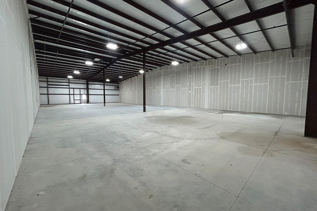 Pecan Valley Business Center warehouse inside
